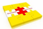 Business Puzzle Stock Photo