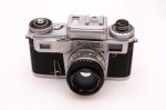 Old Viewfinder Photo Camera Stock Photo