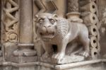 Sculpture Of A Lion Stock Photo