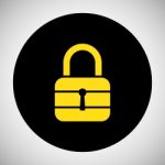 Lock Icon Stock Photo