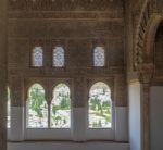 Granada, Andalucia/spain - May 7 : Part Of The Alhambra  Palace Stock Photo