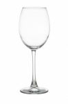 Empty Wine Glass Isolated On White Background Stock Photo