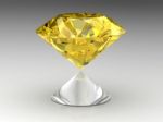 Yellow Sapphire Stock Photo