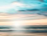 An Abstract Seascape With Blurred Panning Motion Background Stock Photo