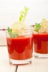 Fresh Tomato Juice Stock Photo