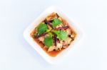 Hot Spicy Thai Cuisine Salad Stock Photo