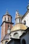 Wawel Cathedral In Krakow Poland Stock Photo