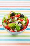 Greek Salad Stock Photo