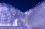 Seoul, South Korea - February 3: Dongdaemun Design Plaza Is A Modern Architecture In Seoul Designed By Zaha Hadid.photo Taken February 3,2015 In Seoul, South Korea Stock Photo