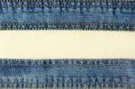 Jeans With Stitch Background Stock Photo