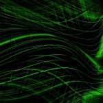 Green Futuristic Background Stock Photo