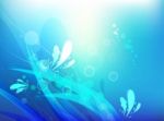 Abstract Underwater Background Stock Photo