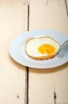 Egg Sunny Side Up Stock Photo