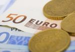 Euros Cash And Coins Stock Photo