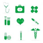 Medical Icons Stock Photo