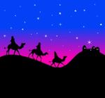 Christmas Wise Men Stock Photo