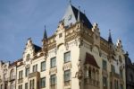 Magnificent Artment Block In Siroka Street In Prague Stock Photo