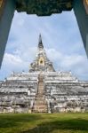 Pagoda At Wat Phu Khao Thong Stock Photo