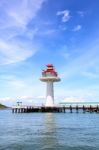 Chinese Style Lighthouse Stock Photo