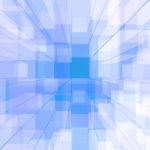 Blue Glass Background Stock Photo