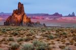 Church Rock Near Kayenta Arizona Stock Photo