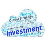 Business & Finance Related Word Cloud Background Stock Photo