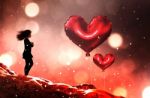 Thinking About Love,3d Illustration Conceptual Background Stock Photo