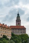 State Castle And Chateau Complex Of Cesky Krumlov Stock Photo