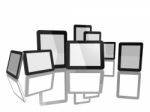 Group Of Tablet Computers Stock Photo