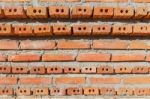 Block Brick Wall Stock Photo