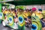 Primary Students Visit The Zoo, In The Jul 27, 2016. Bangkok Thailand Stock Photo