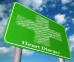 Heart Disease Indicates Ill Health And Chf Stock Photo