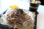 Soba Noodle Stock Photo