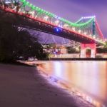 Story Bridge In Brisbane Stock Photo