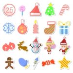 Christmas Card Icon Stock Photo