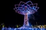 Tree Of Life At Expo In Milan Italy Stock Photo