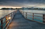 Wooden Pier Stock Photo