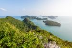 High Angle View Mu Ko Ang Thong Stock Photo