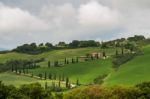 Val D'orcia, Tuscany/italy - May 21 : Farm In Val D'orcia Tuscan Stock Photo