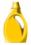 Laundry Bottle Isolated Stock Photo