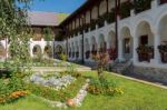 Agapia, Moldovia/romania - September 19 : Garden Of Agapia Monas Stock Photo