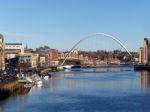 Gateshead, Tyne And Wear/uk - January 20 : View Of The Millenniu Stock Photo