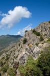 Benalmadena, Andalucia/spain - July 7 : View From Mount Calamorr Stock Photo