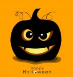 Happy Halloween Design Background Stock Photo