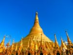 Shwedagon Pagoda, Yangon Myanmar Stock Photo