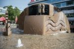 J Schmettan's Globe Fountain In Berlin Stock Photo