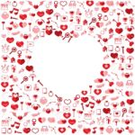 The Heart Valentine's Day, Love Icon Stock Photo