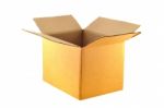 Opened Cardboard Boxes Stock Photo