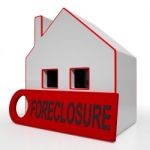 Foreclosure House Shows Repayments Stopped And Repossession By L Stock Photo