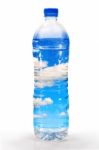 Plastic Water Bottle Stock Photo